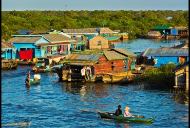 Pueblo flotante de Siem Reap (D, A)