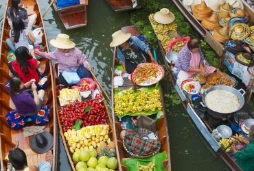 Bangkok - Mercado ferroviario Maeklong - Mercado flotante Damnoen Saduak - Bangkok (D)