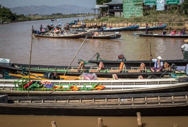 Visita del Lago Inle en barco (D, A, C)