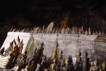 Luang Prabang - Cuevas de Pak Ou - Paseo en elefante (D) 