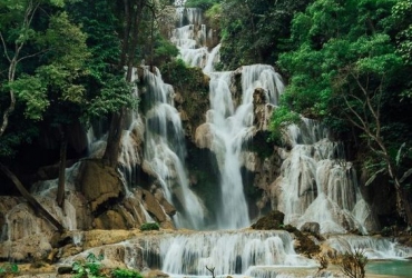 Luang Prabang - Experiencia del arroz - Cascadas de Kuang Si (D, A,C)