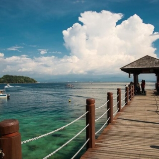 La maravillosa isla de Manukan