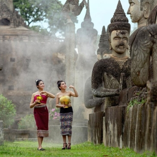 La belleza natural de Vientiane