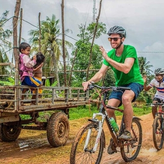 Tour de bici en Luang Prabang 