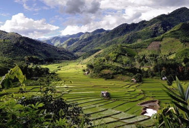 De Muang Khua a Odomxai (D, A, C) Distancia en bicicleta +-95 km