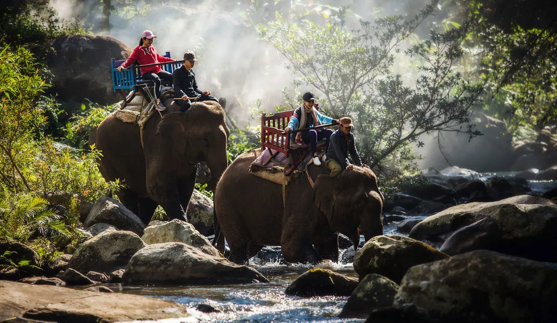 Disfrutando las vacaciones en el norte de Laos 