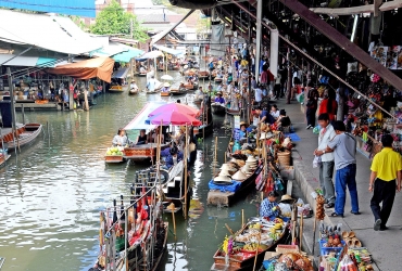 Bangkok - Mercado flotante de Damnoen Saduak - Nakhon Pathom - Bangkok (D)