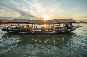 Impresión del Mekong (río arriba)